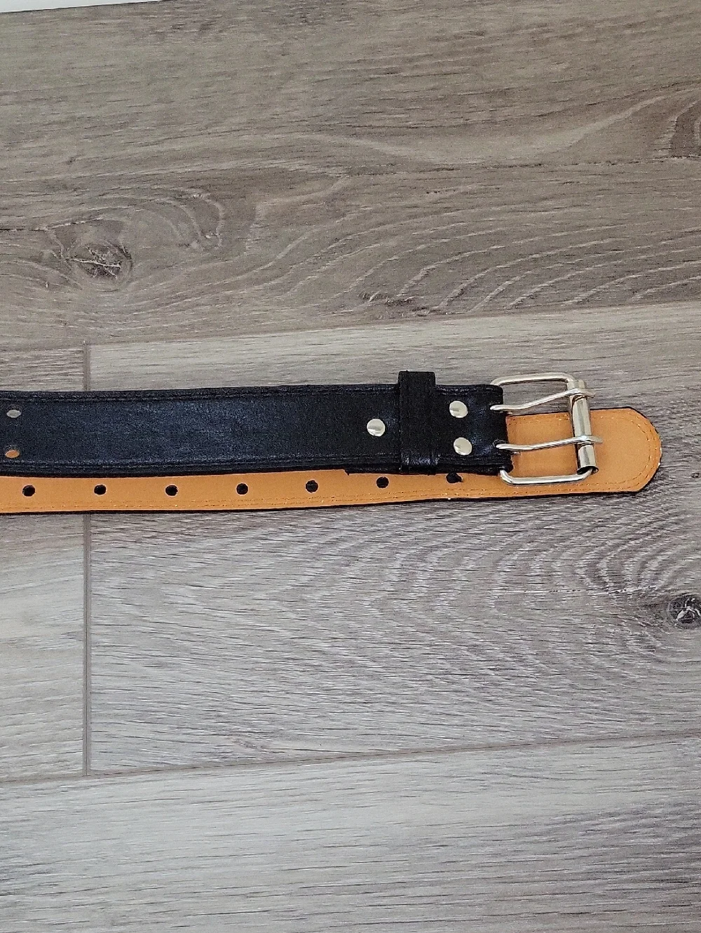 Barbados Genuine Leather Black Belt Size Medium [ 34-36 ]